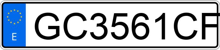 Numer rejestracyjny GC3561CF posiada FORD FOCUS