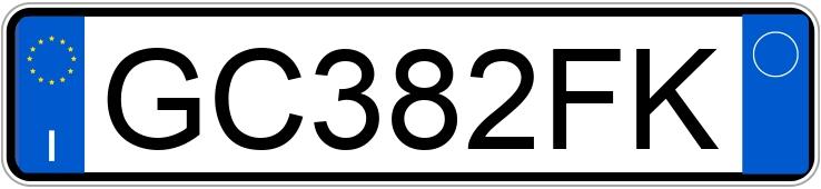 Numer rejestracyjny GC382FK posiada TESLA Model 3