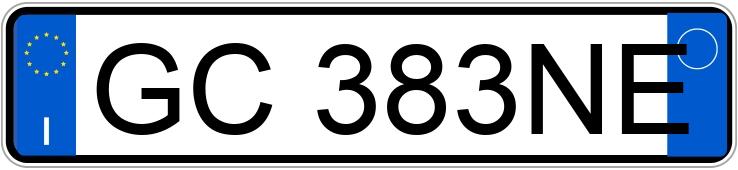 Numer rejestracyjny GC383NE posiada FORD Fiesta 7a serie Numer rejestracyjny GC383NE posiada FORD Fiesta 7a serie