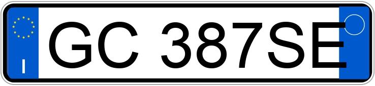 Numer rejestracyjny GC387SE posiada HYUNDAI Kona 1as.