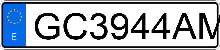 Numer rejestracyjny GC3944AM posiada TOYOTA LAND CRUISER