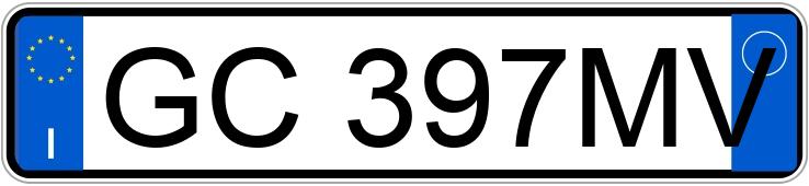 Numer rejestracyjny GC397MV posiada TOYOTA Aygo 2a serie