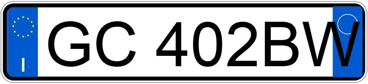 Numer rejestracyjny GC402BW posiada FORD EcoSport