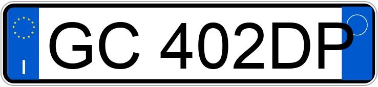 Numer rejestracyjny GC402DP posiada FIAT Doblo 3a serie Numer rejestracyjny GC402DP posiada FIAT Doblo 3a serie