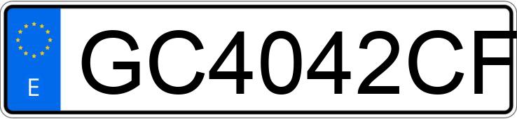 Numer rejestracyjny GC4042CF posiada TOYOTA COROLLA