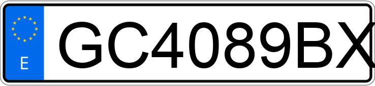 Numer rejestracyjny GC4089BX posiada FORD ESCORT