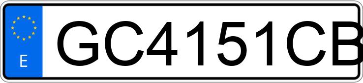 Numer rejestracyjny GC4151CB posiada SEAT IBIZA