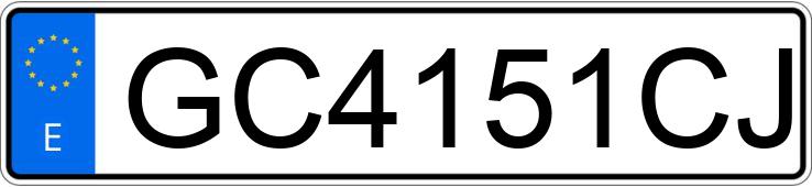 Numer rejestracyjny GC4151CJ posiada VOLKSWAGEN GOLF Numer rejestracyjny GC4151CJ posiada VOLKSWAGEN GOLF