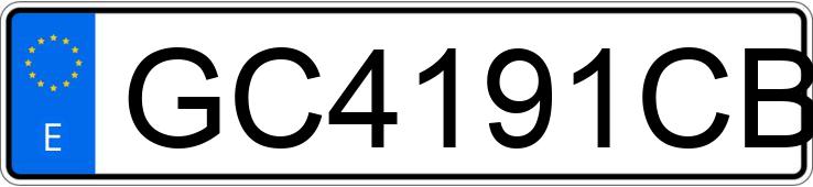 Numer rejestracyjny GC4191CB posiada CITROEN SAXO