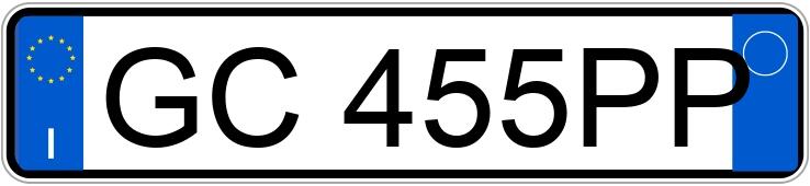 Numer rejestracyjny GC455PP posiada FIAT Fiorino 2a serie