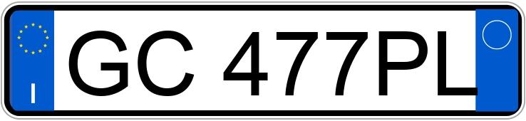 Numer rejestracyjny GC477PL posiada LAND ROVER RR Evoque 2a serie