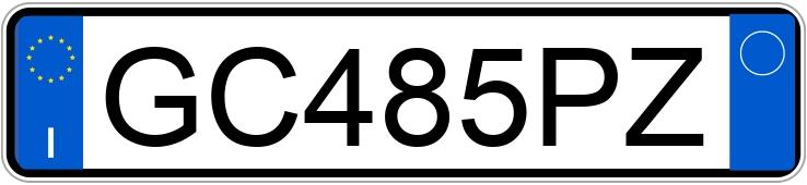 Numer rejestracyjny GC485PZ posiada CITROEN C4 3a serie
