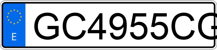 Numer rejestracyjny GC4955CG posiada VOLKSWAGEN POLO