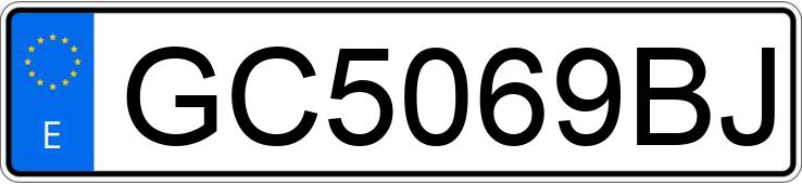 Numer rejestracyjny GC5069BJ posiada RENAULT CLIO