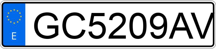 Numer rejestracyjny GC5209AV posiada MAZDA MX-5