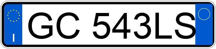 Numer rejestracyjny GC543LS posiada SUZUKI Swift