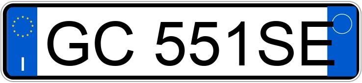 Numer rejestracyjny GC551SE posiada MERCEDES Classe A