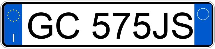 Numer rejestracyjny GC575JS posiada DS DS7