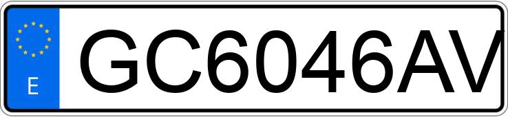 Numer rejestracyjny GC6046AV posiada TOYOTA COROLLA
