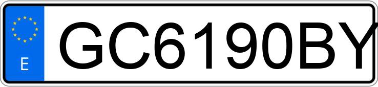 Numer rejestracyjny GC6190BY posiada VOLKSWAGEN GOLF Numer rejestracyjny GC6190BY posiada VOLKSWAGEN GOLF