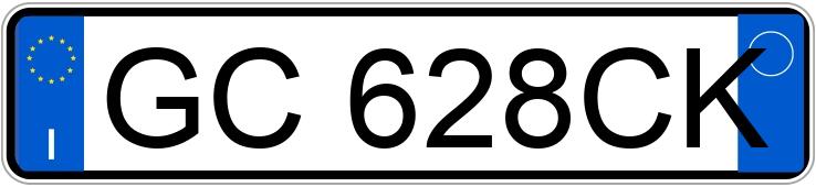 Numer rejestracyjny GC628CK posiada Toyota Yaris