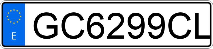 Numer rejestracyjny GC6299CL posiada MERCEDES C 180 (202)