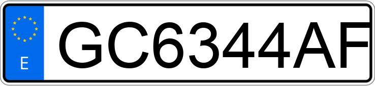 Numer rejestracyjny GC6344AF posiada TOYOTA LAND CRUISER