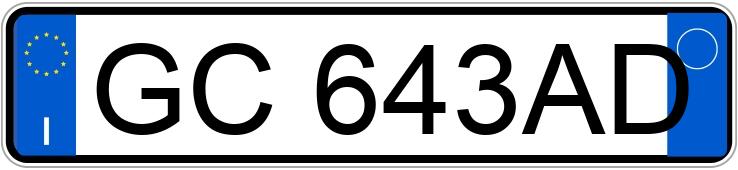 Numer rejestracyjny GC643AD posiada BMW X1