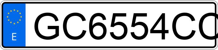 Numer rejestracyjny GC6554CC posiada TOYOTA LAND CRUISER