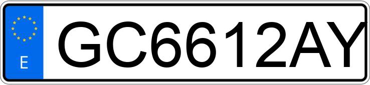 Numer rejestracyjny GC6612AY posiada TOYOTA LAND CRUISER