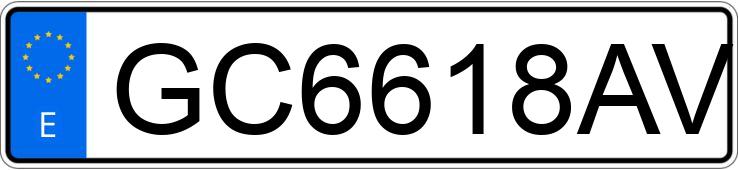 Il numero di registrazione GC6618AV ha NISSAN PICK UP