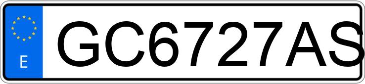 Numer rejestracyjny GC6727AS posiada TOYOTA STARLET Numer rejestracyjny GC6727AS posiada TOYOTA STARLET