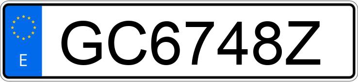 Numer rejestracyjny GC6748Z posiada AUDI COUPE