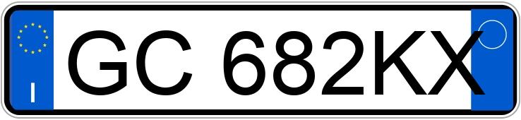 Numer rejestracyjny GC682KX posiada FIAT Panda 3a serie