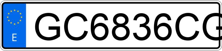 Numer rejestracyjny GC6836CG posiada OPEL ASTRA