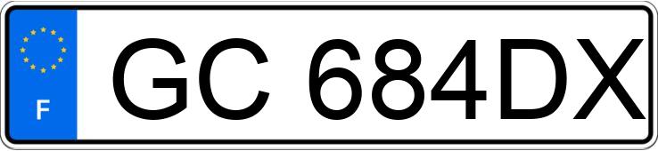 Numer rejestracyjny GC684DX posiada MERCEDES CLASSE A IV