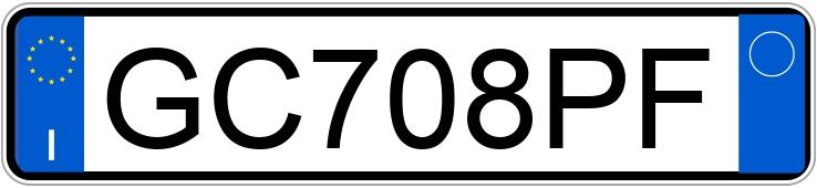 Numer rejestracyjny GC708PF posiada MERCEDES CLA Coupe