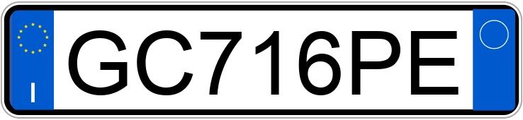 Numer rejestracyjny GC716PE posiada AUDI Q5 2a serie