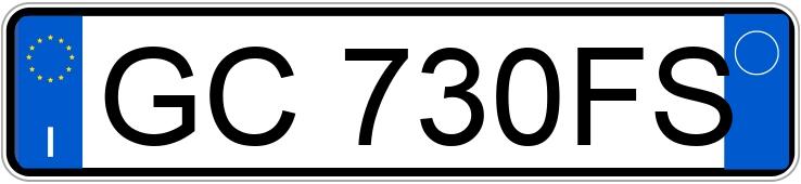 Numer rejestracyjny GC730FS posiada ALFA ROMEO Stelvio Numer rejestracyjny GC730FS posiada ALFA ROMEO Stelvio