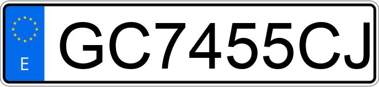 Numer rejestracyjny GC7455CJ posiada BMW SERIE 3