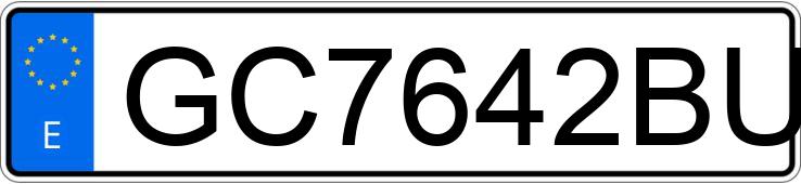 Numer rejestracyjny GC7642BU posiada CITROEN JUMPER