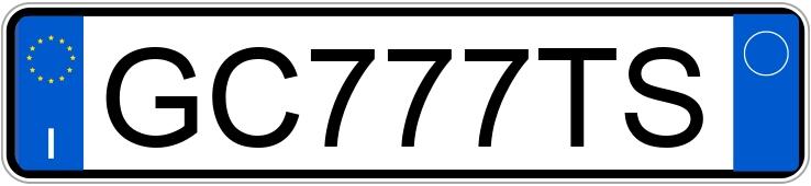 Numer rejestracyjny GC777TS posiada VOLKSWAGEN Golf 8a serie