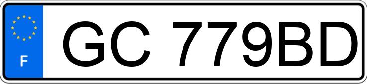 Numer rejestracyjny GC779BD posiada PEUGEOT 208 II