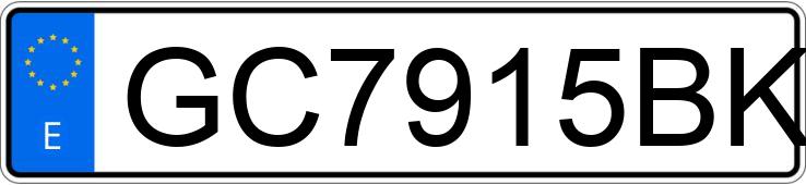 Numer rejestracyjny GC7915BK posiada MERCEDES 190 (201)