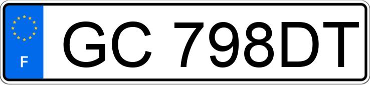 Numer rejestracyjny GC798DT posiada TOYOTA HIGHLANDER