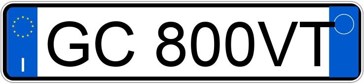 Numer rejestracyjny GC800VT posiada AUDI A6 5a serie