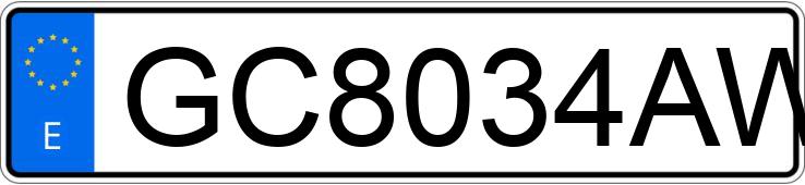 Numer rejestracyjny GC8034AW posiada MITSUBISHI MONTERO Numer rejestracyjny GC8034AW posiada MITSUBISHI MONTERO