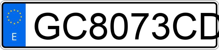 Numer rejestracyjny GC8073CD posiada OPEL CORSA