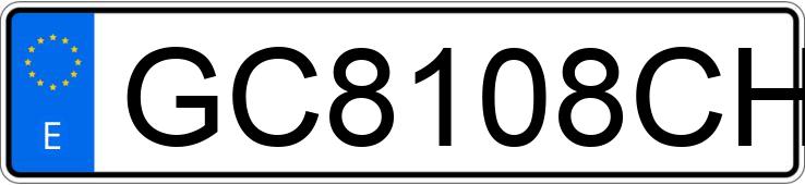 Numer rejestracyjny GC8108CH posiada VOLKSWAGEN GOLF Numer rejestracyjny GC8108CH posiada VOLKSWAGEN GOLF