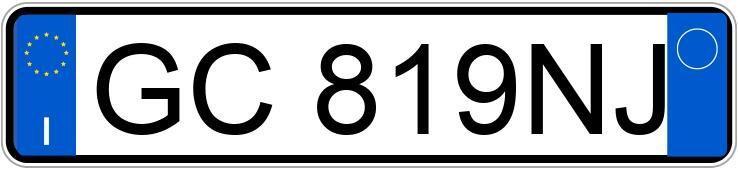 Numer rejestracyjny GC819NJ posiada ALFA ROMEO Stelvio